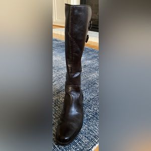 Paul Green Munchen Riding Boots in Dark Brown - Women's Size 7 (UK 4.5)